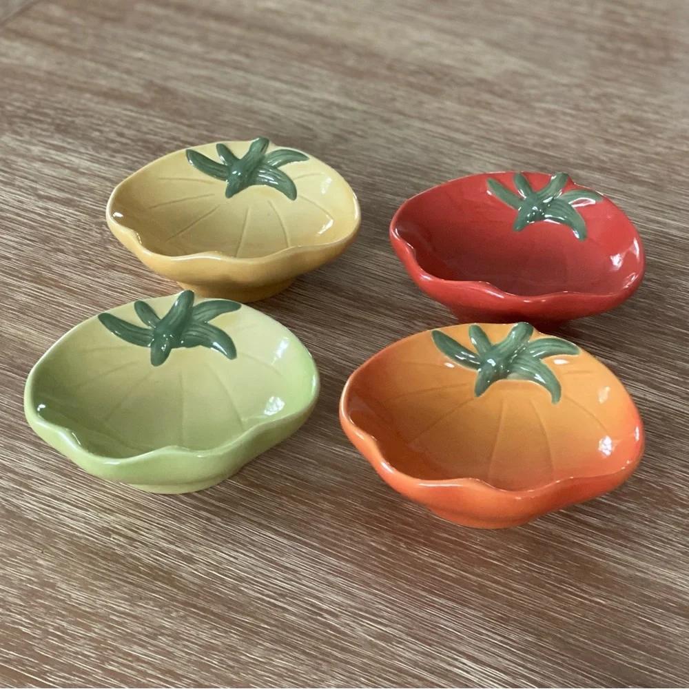 Williams Sonoma Heirloom Tomato Bowls Set of 4 Small Bowls